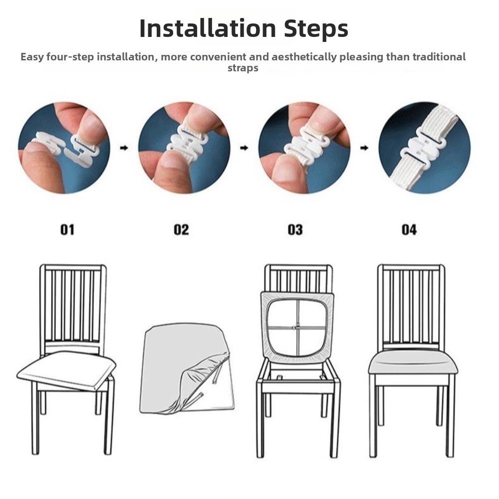 Removable Waterproof Chair Seat Covers Protective Chair Slipcovers Elastic Cushion Covers Home