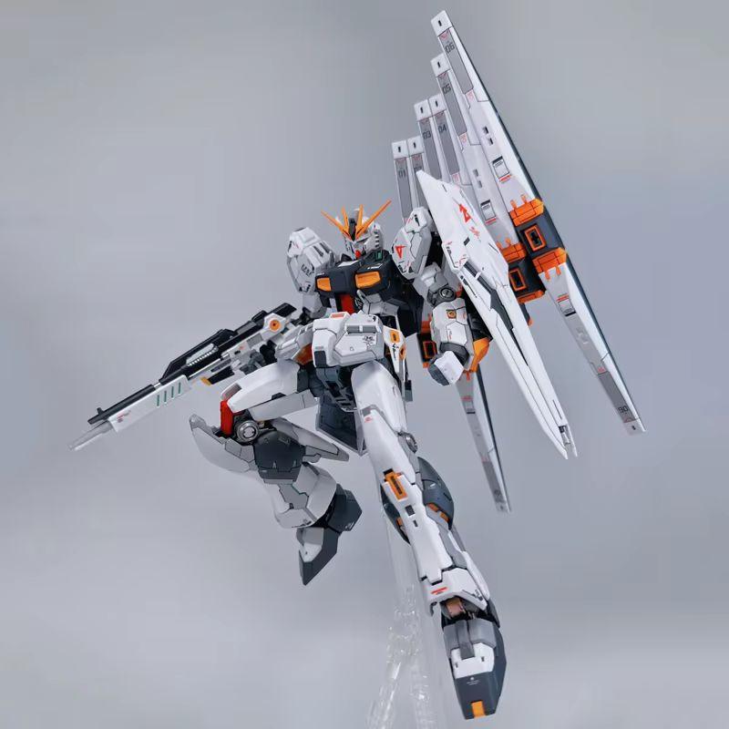 Rg 1/144 V Nu Scale Assembly Model Kit Action Figure With Funnels And Water Decals Desktop Decoration Stand For Boys Toy Gift