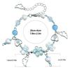 Acrylic Heart Bowknot Bracelets for Women Aesthetic Tassels Handchain Stylish Wristband Jewelry for Fashion Individuals