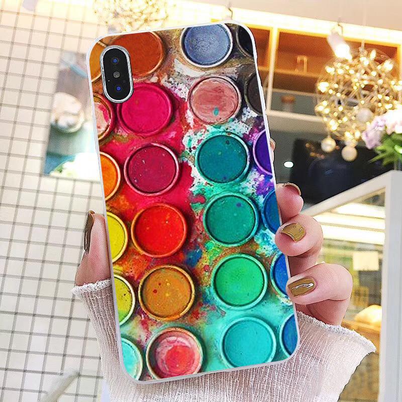 Watercolors Set Paint Palette Painting Box Phone Case For iPhone 17ProMax Air 16 15 14 13 Pro Max 15 16 Pro 15Plus