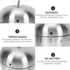 Ciieeo Metal Apple-Shaped Kitchen Timer, Mechanical Cooking Timer, Portable and Battery-Free, Ideal for Cooking Time Management