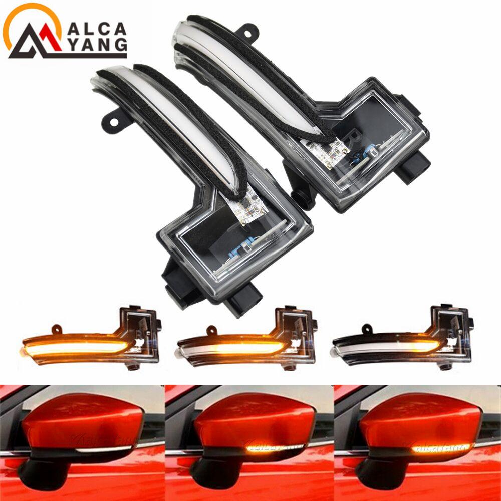 2PCS Dynamic LED Turn Signal Light For Mazda 3 2017 2018 For Mazda 6 2018  Rearview Mirror Indicator Sequential Blinker Lamp