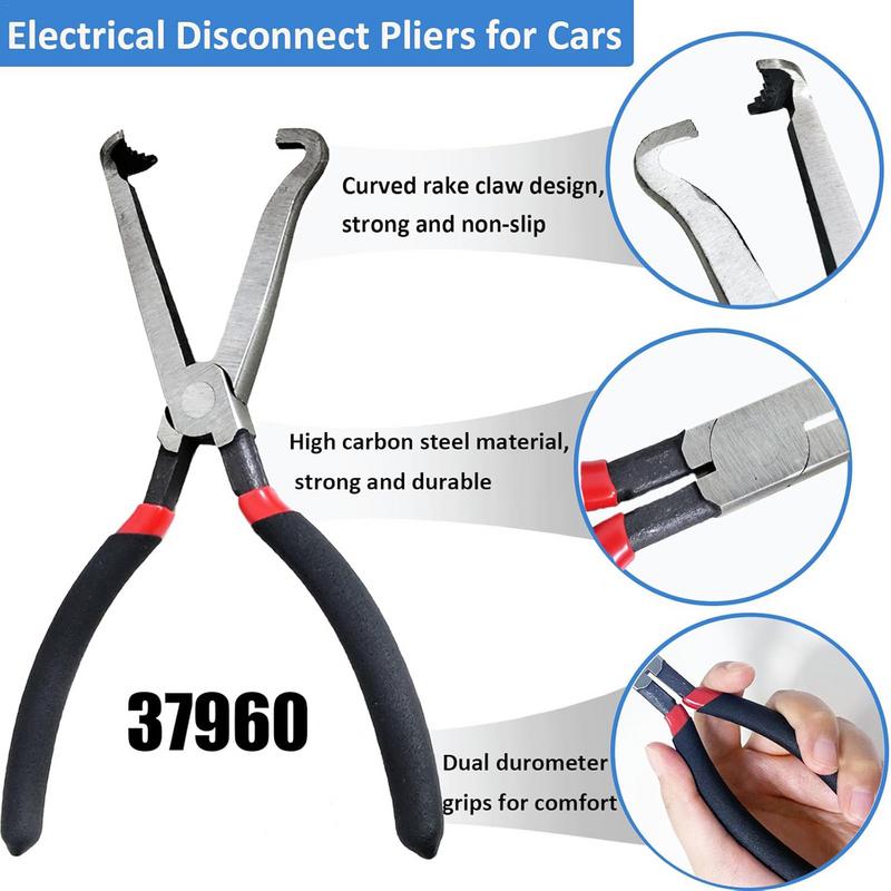 Automotive Electrical Disconnect Pliers Automotive Electrical Connector Pliers Long Spark Plug Removal Pliers Hose Pipe Clamp