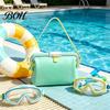 Waterproof Silicone Swimming Bag Swim with Leak-proof Clip, 4000ml Large Capacity Beach Foldable Crossbody Bag, Tote for Surfing And Travel
