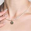J.Lauren [Made] Elizabeth Coin Pendant Freshwater Pearl Necklace N01095