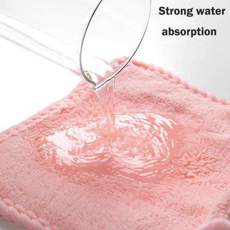 Cartoon Animal Coral Fleece Hand Towel