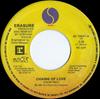 7-дюймовая пластинка ERASURE Chains Of Love 9278447 SIRE 1988 Канада Dance Electronica Б/у