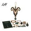 Spiritual Jewelry Making Supplies 12 Zodiac Blessing Beaded Ornament DIY Kit Beginner Friendly Sign Craft Kit Beading Set Hanging Pendant Handmade