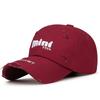 Бейсболка весна осень с отверстиями и вышитыми буквами, солнцезащитная кепка для мужчин и женщин