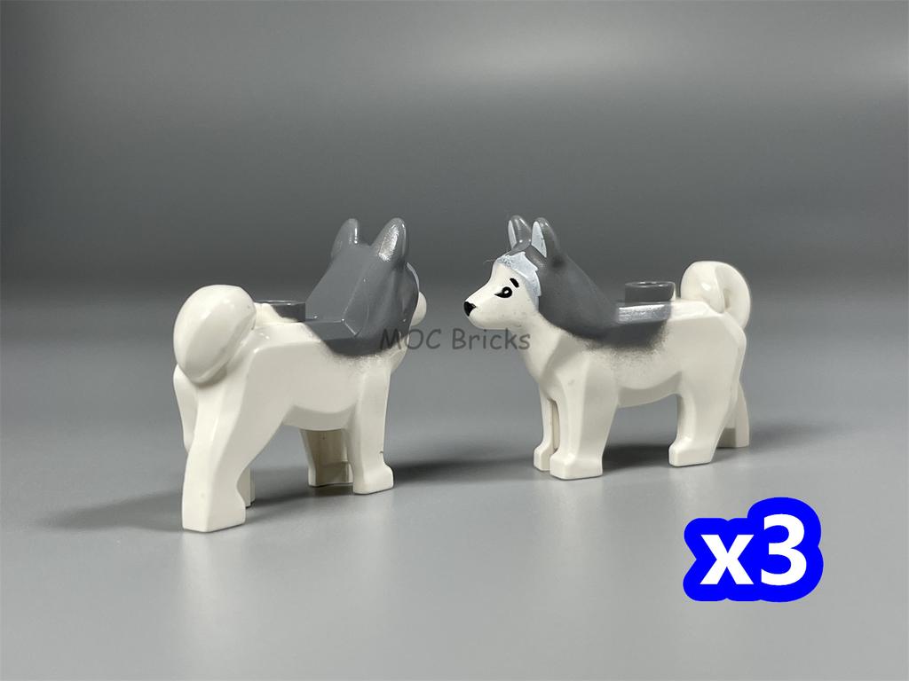 Нетоксичные Moc Кирпичи Животное Леса Джунглей Лесная Сцена Лебедь Кролик Мышь Птица Собака Сборка Строительные Блоки Детские Игрушки Пластиковая Кукла