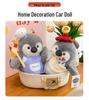 Adorable Penguin Chef Plush Holding Fish - Stuffed Toy & Gift