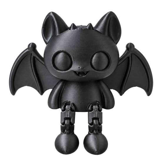 Пластиковая фигурка из PLA, 3D-печатная шарнирная фигурка летучей мыши, гибкое мультяшное украшение с уникальным настольным аксессуаром, подвижные суставы, настольное животное