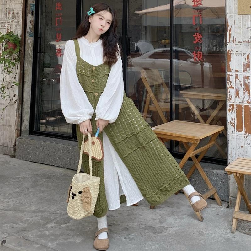 DIMANAF 2025 Новое летнее платье Женское длинное безрукавное зеленое трикотажное базовое модное платье Топы Футболки Повседневные свободные футболки