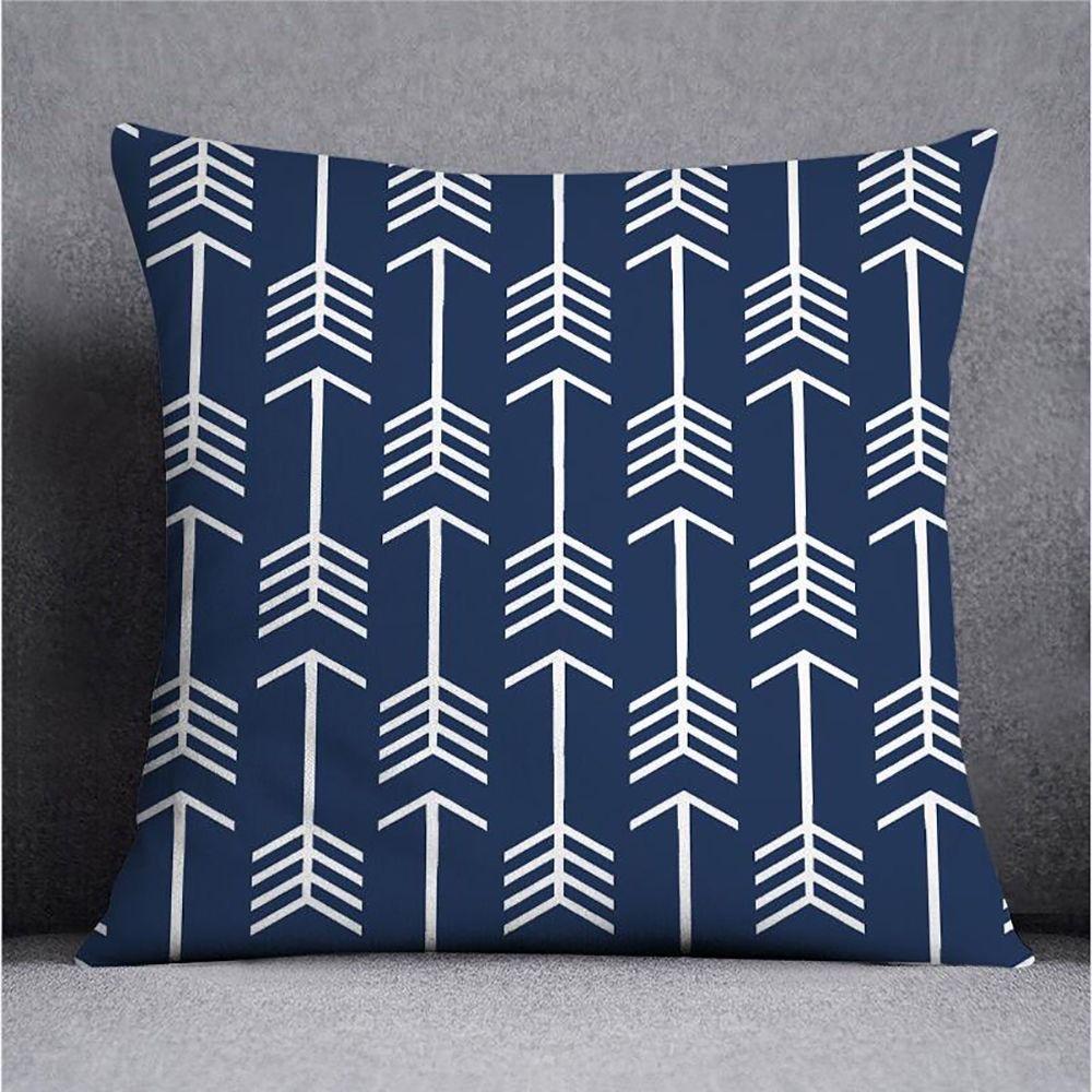 Гуфу Геометрическая наволочка для подушки Диван Гостиная Наволочка для подушки Офисная поясничная подушка Прикроватная квадратная наволочка Съемная и моющаяся