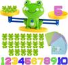 Лягушка Математические Весы Обучающая Игрушка для Детей Изучение Чисел и Счет Монтессори Интерактивная Игрушка для Возраста 3-6 лет