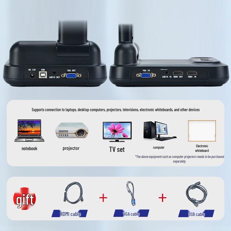 DianYiPai E1080AF 8MP Video Document Camera CN plug (adapter included)