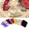 50 Pcs Organza Jewelry Gifts Drawable Box Wedding Gift Candy Mini Pouch Bag