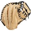 ZETT Youth Baseball Pastel BJCB74512F Soft-Steer Catcher's Mitt, B/Black (3219)