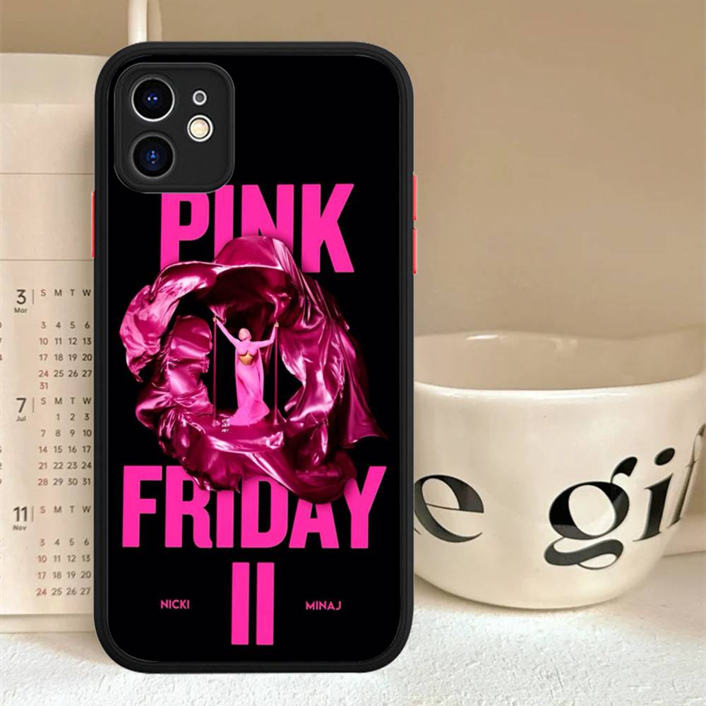 Nicki Minaj Rapper For IPhone Air 16 15 14 Plus 13 12 11 Pro Max Matte Cover Jelly Shockproof Phone Case