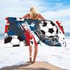 Seaside Beach Towel Microfiber Quick-Drying Double-Sided Digital Printing Beach Towel Non-Stick Sand Sun Protection Large Shawl