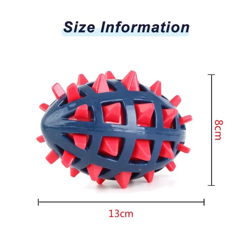 TPR Звуковые игрушки для собак, уличные футбольные мячи, товары для животных для больших собак, интерактивные чистящие зубы, аксессуары для щенков, дропшиппинг