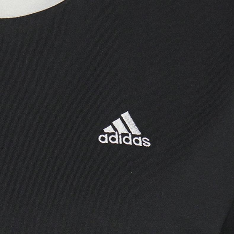 (WMNS) adidas Essentials 3-Stripes T-Shirt Asia Sizing 'Black' Women's GS1379