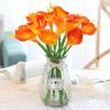 5Pcs Bridal Elegant Real Touch DIY Silk Plants Artificial Calla Lilies Fake Flowers Bouquet