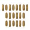 20pcs Dual Hole Alloy Pendant Charms Rectangle Shape Message Pendants Word Charms  For Crafts