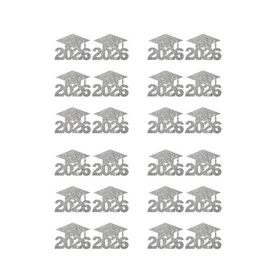 Украшения для выпускного 2026 года, centerpiece для стола на вечеринку по случаю выпускного с подвесными карточками и декоративными топперами, набор декора на тему церемонии для обеденного стола