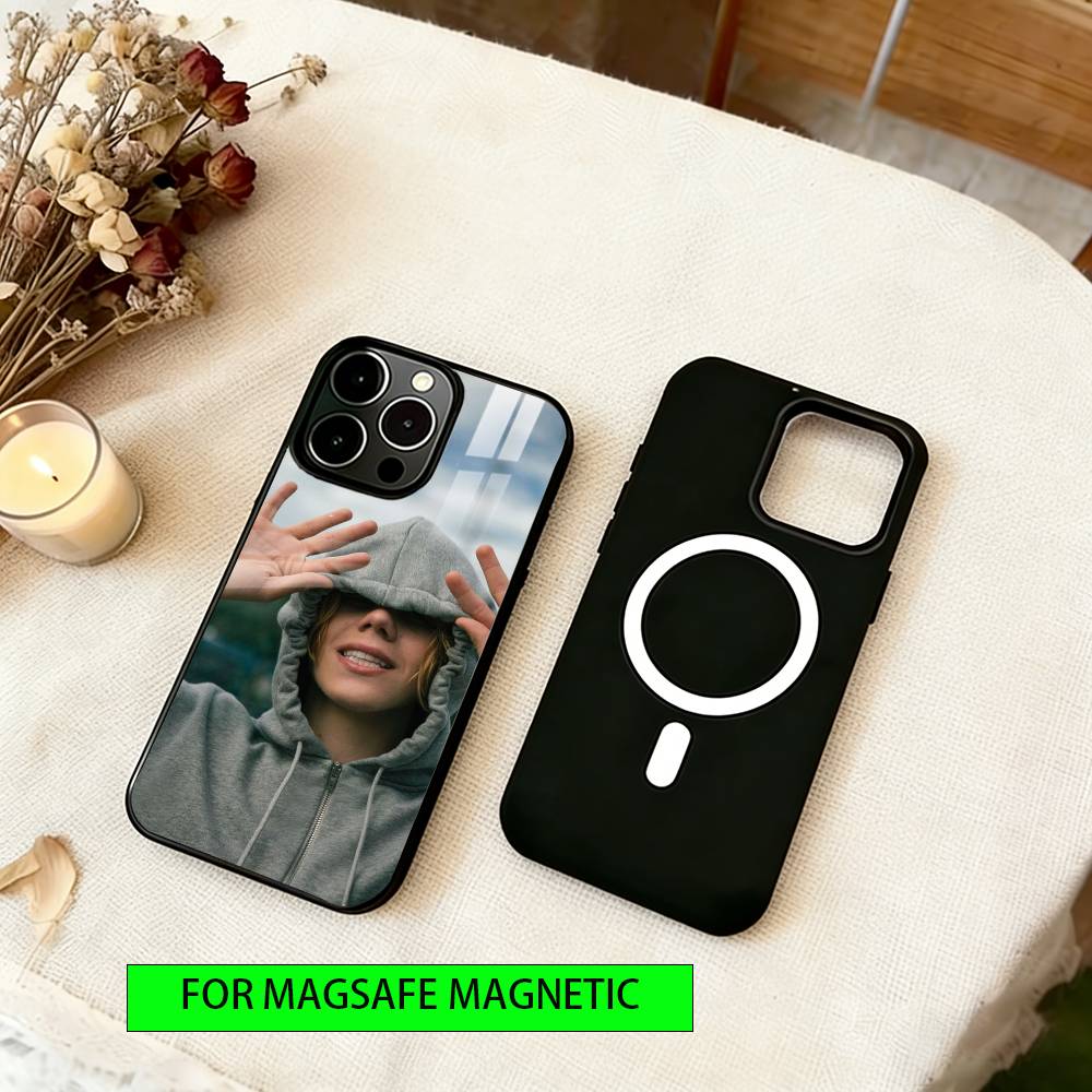 Чехол для телефона The Kid LAROI Для iPhone17,16,15,14,13,12,11 Plus,Pro Магнитный Для Magsafe Беспроводной Зарядки