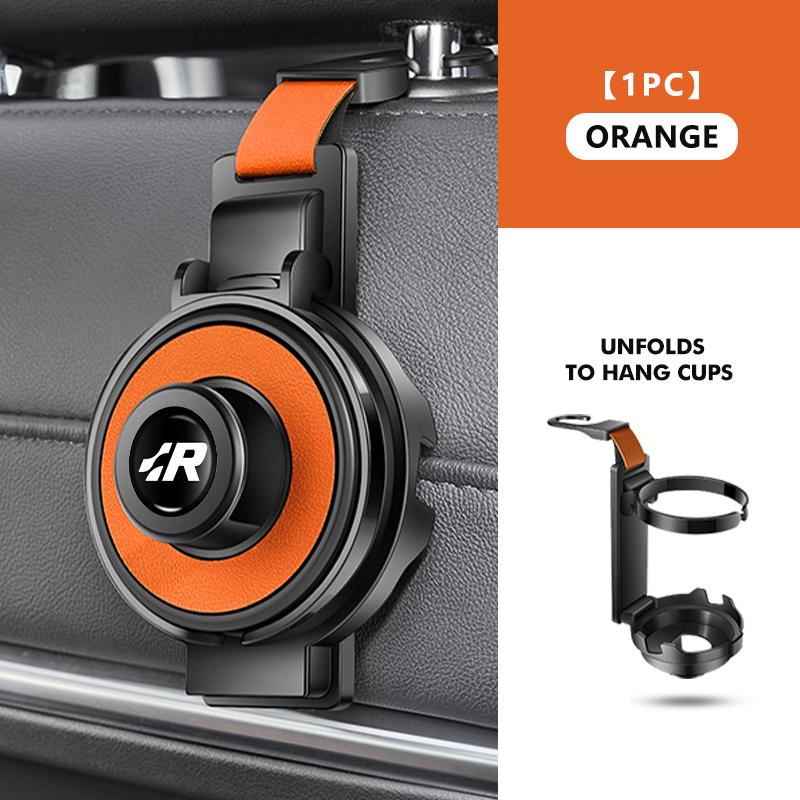 RFKNG1 3-In-1 Cup Holder Hook Car Seat Multifunctional Seat Back Hook For Volkswagen VW Beetle CC B5 B6 B7 EOS GTI MK2 MK4 MK5 MK6