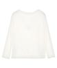 Kobe Lettuce Velvet Sheer Velvet Cut and Sewn Spring Wear Size Top, Top, T-Shirt, Top, Women's [C7361], M, Off-White