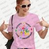 Autism Awareness Shirt for Unisex Teach Accept Understand Love Tshirts Neurodivergent Tshirts Autism Support Tee Shirt Y2k Tops