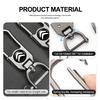 Metal Car KeyChain Key Ring Chain Auto Styling Accessories For Citroen Grand Berlingo Jumper Celysee Xsara Picasso Aircross