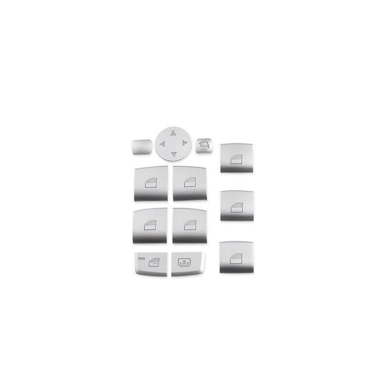 ABS Silver Window Lock Lift Panel Trim Decoration For BMW X3 G01 X4 2018-
