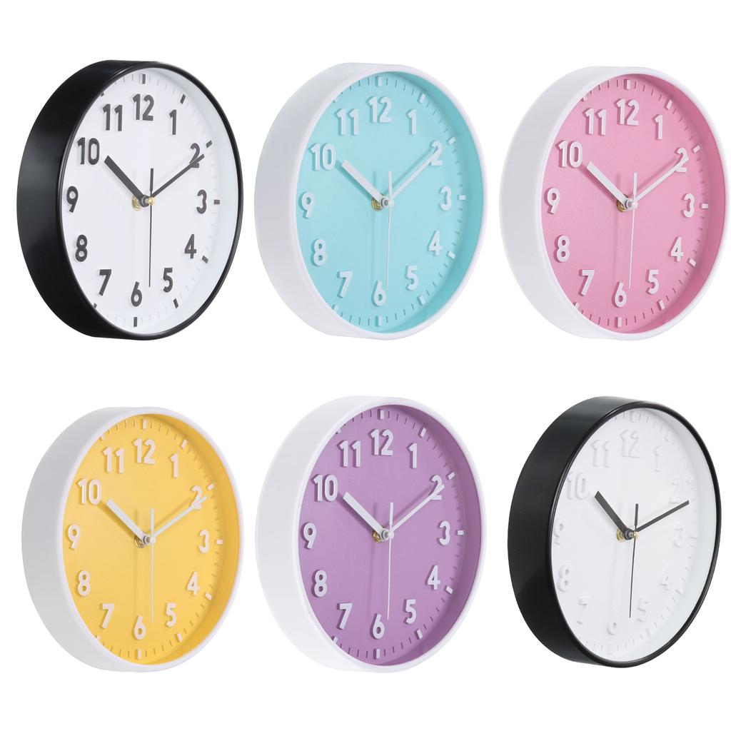 8-дюймовые 3D настенные часы с цифрами, кварцевые, бесшумные, не тикающие, круглые настенные часы для гостиной, спальни, офиса, декора