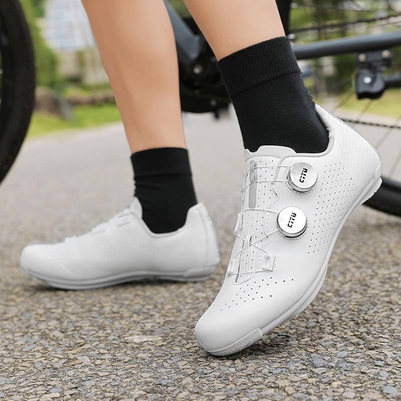 Mens Cycling Shoes Road MTB Clipless Flat Pedal Compatible Breathable Bike Footwear Mountain Biking