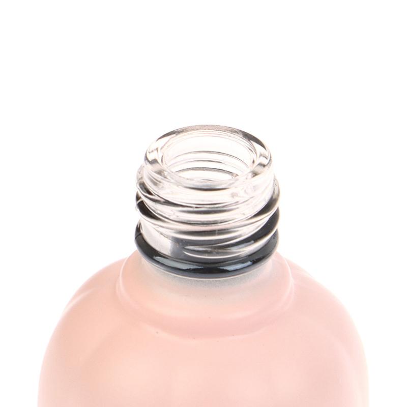Пустой стеклянный флакон для лака для ногтей объемом 12 мл, контейнер для геля для ногтей, флакон для масла для маникюра, инструменты для нейл-арта с кисточкой и крышкой.