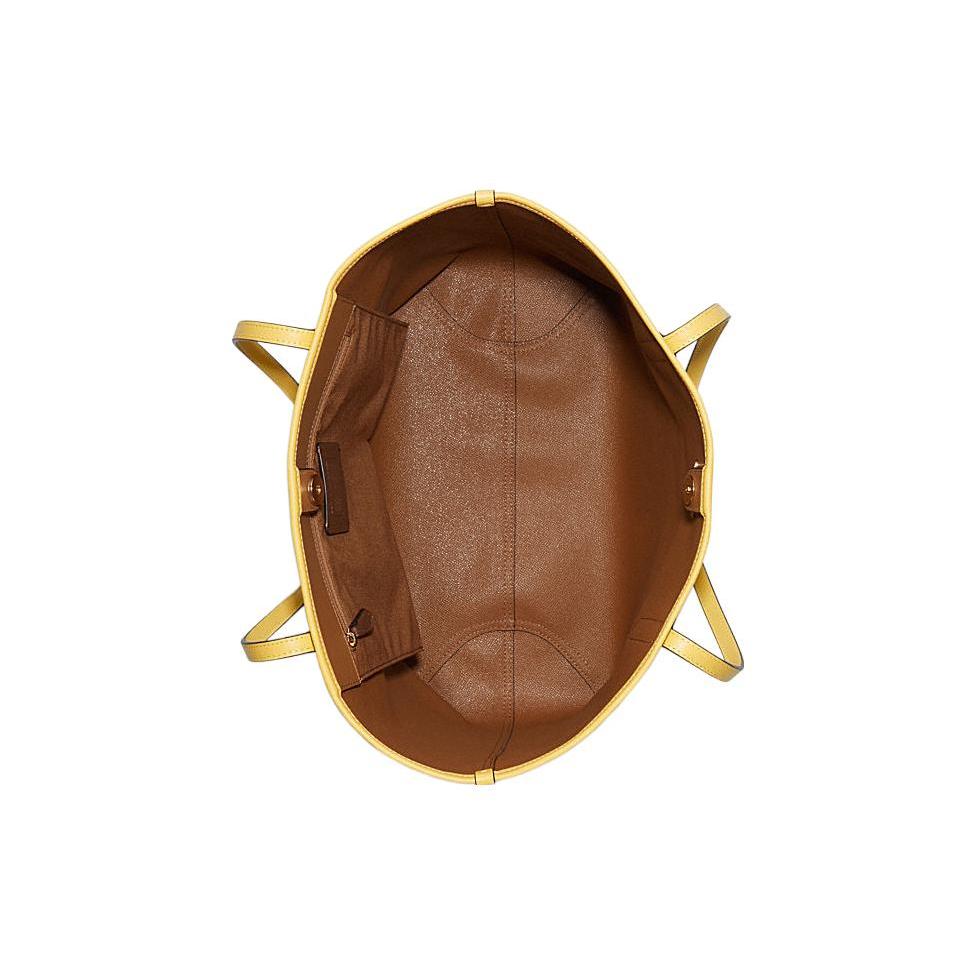 New COACH City Artificial Leather Tote Bag, Shopping Bag, Handbag, Shoulder Bag Women's Khaki C8605-IMTVE