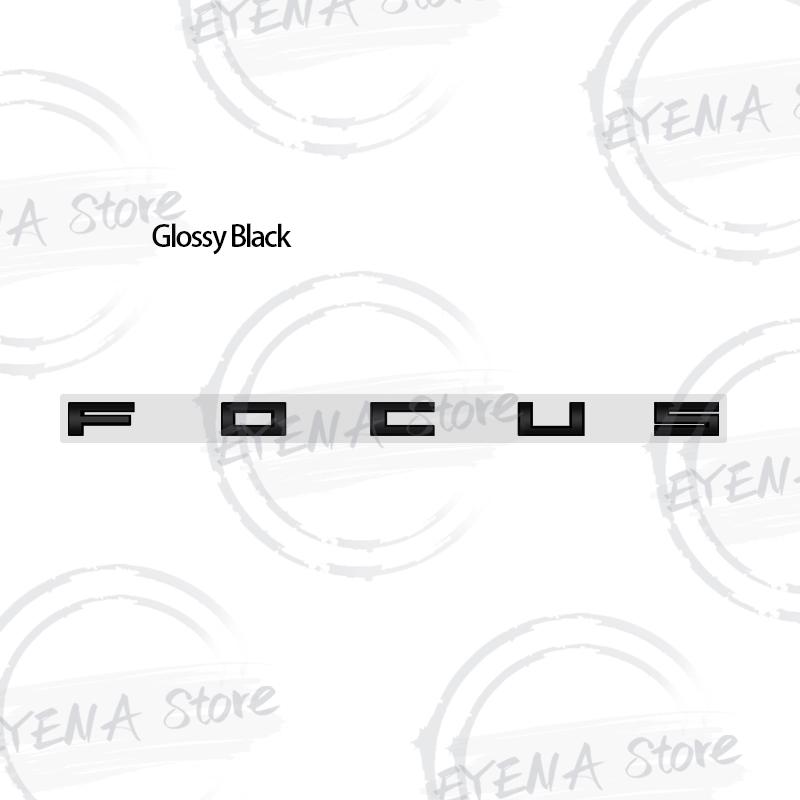 qdjfz10 For Ford Focus Fusion Logo ST Line MK2 MK3 MK4 Lettering Metal Badge Stickers Car Rear Trunk Body Emblem Auto Accessories
