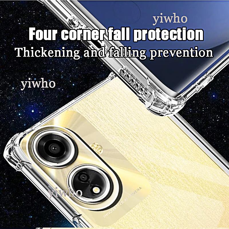 Прозрачный чехол для телефона для Oppo A59 A79 A98 5G A78 A58 A38 A18 4G A17 A17k A57 A97 A53 A94 A74 A54 A52 Задняя крышка Прозрачный чехол