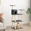 VidaXL Cat Tree with Sisal Scratching Posts Dark Grey 119 Cm
