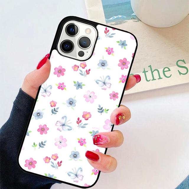 BUTTERFLY FLORAL PATTERN COLLECTION Phone Case Cover for iPhone 17 Air 16 16e 15 12 11 13 14 Pro Max Apple Plus