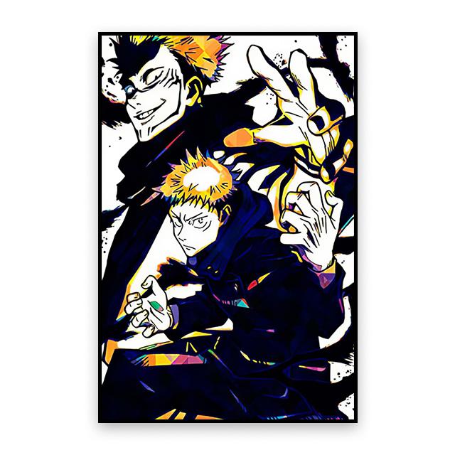 Jujutsu Kaisen аниме холст плакат Годзё Сатору украшение персонажа живопись детская комната художественные фрески современный домашний декор стены картина