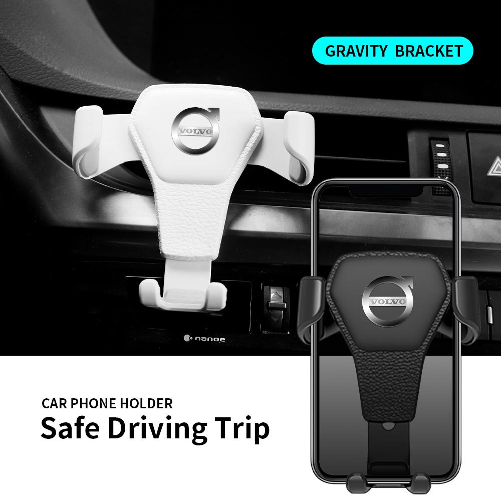 Car Phone Holder Air Vent Clip Stand Cell Phone GPS Support Accessories For Volvo V40 V60 V90 XC40 XC60 XC90 S60 C50 S90 C70