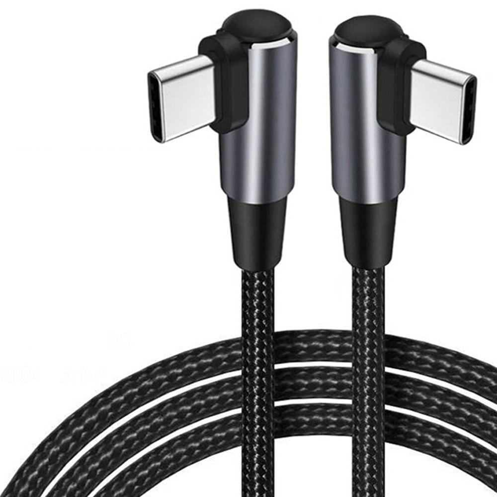 60 Вт PD быстрая зарядка линия USB C к USB Type C кабель прямоугольный провод 90 градусов кабель для передачи данных для ноутбука мобильный телефон