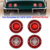 AABHN1 4pcs/set Car Tail Lights & Backup Lights for Chevrolet Corvette C3 1975-1979 (without Bulbs)