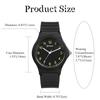 Silicone Watch Cute Simple Analog Sports Watch Rubber Strap Stylish Fashion Accessory Birthday Anniversary Day Christmas Present Waterproof -