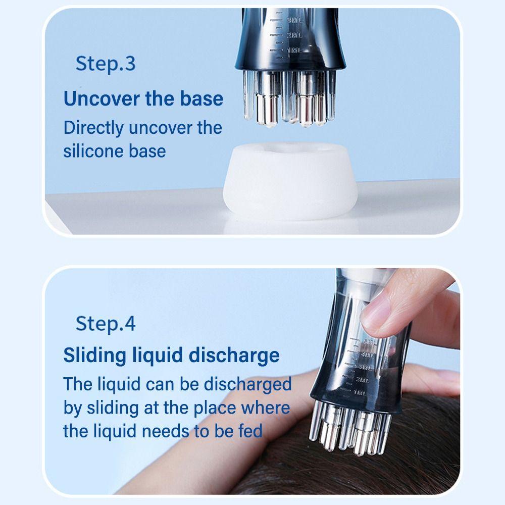 for Essential Oil Hair Treatment Scalp Applicator Essential Oil Liquid Guiding Massager Comb