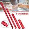 Red Aluminum Alloy T Track/T Bar Slider Miter Jig Tool 100 450mm Length